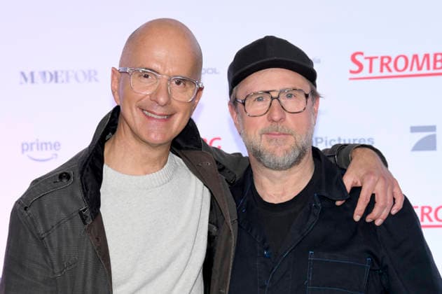 Christoph Maria Herbst and Bjarne Mädel at the fan premiere of the movie Stromberg Again everything as usual at Cinedom Cologne, 04 12 2025 Foto:xC.xAdolph xFuturexImagex stromberg_koeln_5227