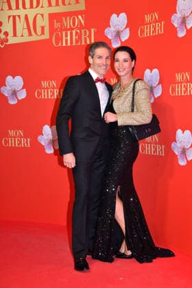 Christian Polanc and Laura Brand at the Mon Cheri Barbara Day event on 4 12 2025 at the Residenz in Munich Mon Cheri Barbara Day 2025 event in Munich