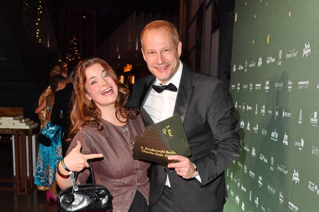 Ronja Forcher and Tim Niedernolte at the 2 Kindeswohl Berlin Charity Gala 2025 at the Hotel Pullman Berlin Schweizerhof in Berlin 04 12 2025
