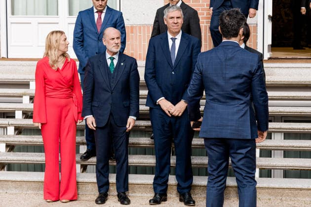 The King receives in audience the Board of Trustees of the Fundación Consejo Espana Colombia King Felipe VI receives in audience a representation of the Board of Trustees of the Fundación Consejo Espana Colombia, at La Zarzuela Palace, on December 5, 2025, in Madrid Spain The Board of Trustees of the Fundación Consejo Espana Colombia, which celebrates its tenth anniversary, aims to facilitate exchanges in both the private and public sectors in both countries 05 DECEMBER 2025 AUDIENCES Carlos Lujá Madrid Madrid Madrid Espana  Copyright: xCarlosxLujanx 7149932