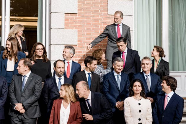 The King receives in audience the Board of Trustees of the Fundación Consejo Espana Colombia King Felipe VI receives in audience a representation of the Board of Trustees of the Fundación Consejo Espana Colombia, at La Zarzuela Palace, on December 5, 2025, in Madrid Spain The Board of Trustees of the Fundación Consejo Espana Colombia, which celebrates its tenth anniversary, aims to facilitate exchanges in both the private and public sectors in both countries 05 DECEMBER 2025 AUDIENCES Carlos Lujá Madrid Madrid Madrid Espana  Copyright: xCarlosxLujanx 7149933