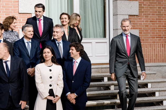 The King receives in audience the Board of Trustees of the Fundación Consejo Espana Colombia King Felipe VI receives in audience a representation of the Board of Trustees of the Fundación Consejo Espana Colombia, at La Zarzuela Palace, on December 5, 2025, in Madrid Spain The Board of Trustees of the Fundación Consejo Espana Colombia, which celebrates its tenth anniversary, aims to facilitate exchanges in both the private and public sectors in both countries 05 DECEMBER 2025 AUDIENCES Carlos Lujá Madrid Madrid Madrid Espana  Copyright: xCarlosxLujanx 7149934