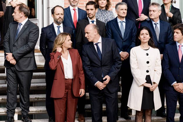 The King receives in audience the Board of Trustees of the Fundación Consejo Espana Colombia King Felipe VI receives in audience a representation of the Board of Trustees of the Fundación Consejo Espana Colombia, at La Zarzuela Palace, on December 5, 2025, in Madrid Spain The Board of Trustees of the Fundación Consejo Espana Colombia, which celebrates its tenth anniversary, aims to facilitate exchanges in both the private and public sectors in both countries 05 DECEMBER 2025 AUDIENCES Carlos Lujá Madrid Madrid Madrid Espana  Copyright: xCarlosxLujanx 7149938