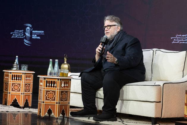 22nd Marrakech International Film Festival Day 7 nb Guillermo Del Toro attends the Conversation With Guillermo Del Toro session during day 7 of the 22nd Marrakech International Film Festival on December 05, 2025 in Marrakech, Maroc. Photo by Nasser Berzane ABACAPRESS.COM Marrakech  Copyright: xBerzanexNasser ABACAx