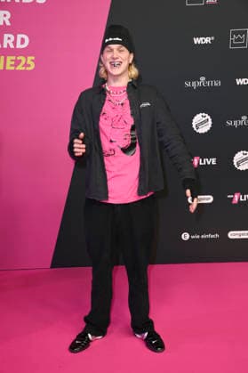 Noah Kraus at the 26 award ceremony of the 1Live Krone 2025 in the Lokschuppen Bielefeld, 04 12 2025 geislerfp_krone2025_5532
