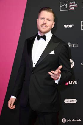 Finch at the 26 award ceremony of the 1Live Krone 2025 in the Lokschuppen Bielefeld, 04 12 2025 geislerfp_krone2025_5574