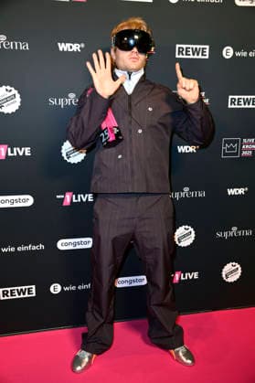 Ski Aggu at the 26 award ceremony of the 1Live Krone 2025 in the Lokschuppen Bielefeld, 04 12 2025 geislerfp_krone2025_6100