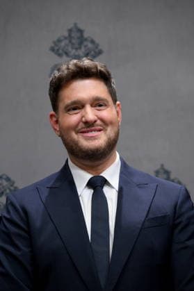 December 5, 2025, Vatican City, Rome, Vatican: Press conference for the Concert with the Poor. Pictured: Michael Bublo Vatican City, Dec 5th, 2025 Vatican City Vatican  - ZUMAa289 20251205_zia_a289_100 Copyright: xMariaxLauraxAntonelli Agfx