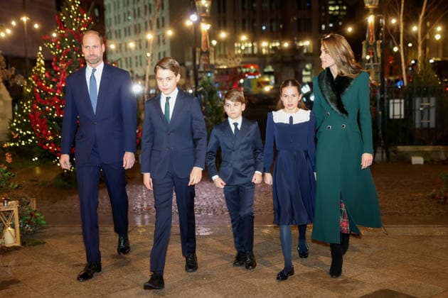 Members Of The Royal Family Attend The Together At Christmas Carol Service LONDON, ENGLAND - DECEMBER 05: Prince William, Prince of Wales, Prince George of Wales, Prince Louis of Wales, Princess Charlotte of Wales and Catherine, Princess of Wales attend the Together At Christmas Carol Service at Westminster Abbey on December 05, 2025 in London, England. Led by The Princess and supported by The Royal Foundation, the annual event offered a chance to pause and reflect on the values of love, compassion, and the connections we share. The service also highlighted remarkable individuals from across the UK who have demonstrated extraordinary kindness, empathy, and support within their communities., Credit:Chris Jackson Avalon United Kingdom,  Copyright: xChrisxJacksonx xAvalonx 1056773252