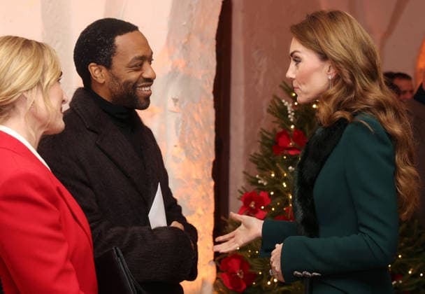 Members Of The Royal Family Attend The Together At Christmas Carol Service LONDON, ENGLAND - DECEMBER 05: Chiwetel Ejiofor speaks with Catherine, Princess of Wales at the Together At Christmas Carol Service at Westminster Abbey on December 05, 2025 in London, England. Led by The Princess and supported by The Royal Foundation, the annual event offered a chance to pause and reflect on the values of love, compassion, and the connections we share. The service also highlighted remarkable individuals from across the UK who have demonstrated extraordinary kindness, empathy, and support within their communities., Credit:Chris Jackson Avalon United Kingdom, England, London, Westminster Abbey  Copyright: xChrisxJacksonx xAvalonx 1056773432