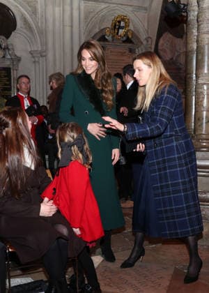 Members Of The Royal Family Attend The Together At Christmas Carol Service LONDON, ENGLAND - DECEMBER 05: Catherine, Princess of Wales speaks with guests at the Together At Christmas Carol Service at Westminster Abbey on December 05, 2025 in London, England. Led by The Princess and supported by The Royal Foundation, the annual event offered a chance to pause and reflect on the values of love, compassion, and the connections we share. The service also highlighted remarkable individuals from across the UK who have demonstrated extraordinary kindness, empathy, and support within their communities., Credit:Chris Jackson Avalon United Kingdom, England, London, Westminster Abbey  Copyright: xChrisxJacksonx xAvalonx 1056773610