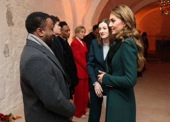 Members Of The Royal Family Attend The Together At Christmas Carol Service LONDON, ENGLAND - DECEMBER 05: Babatunde Aleshe speaks with Catherine, Princess of Wales at the Together At Christmas Carol Service at Westminster Abbey on December 05, 2025 in London, England. Led by The Princess and supported by The Royal Foundation, the annual event offered a chance to pause and reflect on the values of love, compassion, and the connections we share. The service also highlighted remarkable individuals from across the UK who have demonstrated extraordinary kindness, empathy, and support within their communities., Credit:Chris Jackson Avalon United Kingdom, England, London, Westminster Abbey  Copyright: xChrisxJacksonx xAvalonx 1056773769