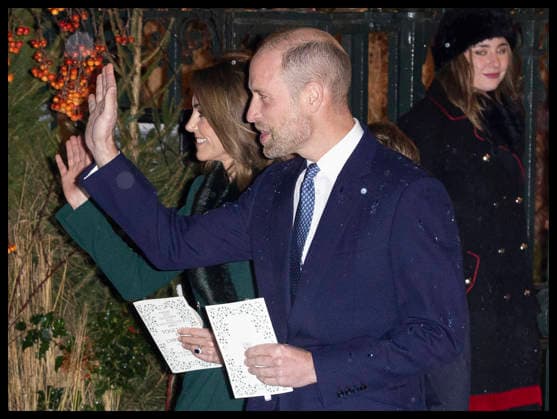 . 05 12 2025. London, United Kingdom. Prince William , Kate Middleton, Prince George, Princess Charlotte and Prince Louis leaving the Together at Christmas carol service at Westminster Abbey in London.  xStephenxLockx xi-Imagesx IIM-26438-0036