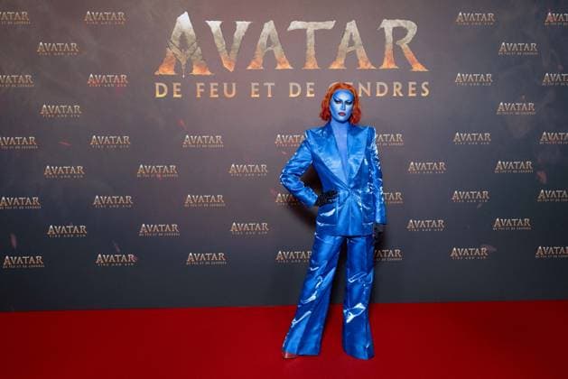 Avatar: Fire And Ash European Premiere Guest and VIP - Paris AJ French drag performer Elie Mechain aka Elips attends the Avatar: Fire And Ash European Premiere on December 5, 2025 at the Seine Musicale in Boulogne-Billancourt, near Paris, France. Photo by Alexis Jumeau ABACAPRESS.COM Paris France  Copyright: xJumeauxAlexis ABACAx