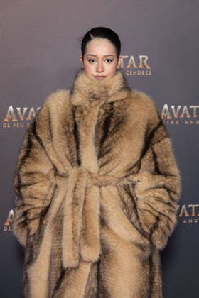 Avatar: Fire And Ash European Premiere Guest and VIP - Paris AJ French content creator and author Lena Mahfouf aka Lena Situations attends the Avatar: Fire And Ash European Premiere on December 5, 2025 at the Seine Musicale in Boulogne-Billancourt, near Paris, France. Photo by Alexis Jumeau ABACAPRESS.COM Paris France  Copyright: xJumeauxAlexis ABACAx