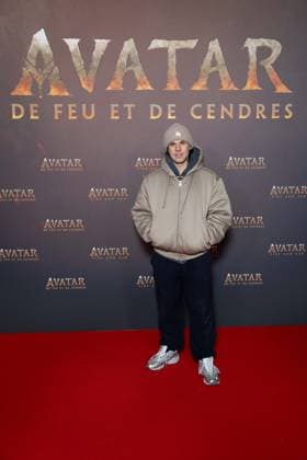 Avatar: Fire And Ash European Premiere Guest and VIP - Paris AJ French rapper and songwriter Aurelien Cotentin aka Orelsan attends the Avatar: Fire And Ash European Premiere on December 5, 2025 at the Seine Musicale in Boulogne-Billancourt, near Paris, France. Photo by Alexis Jumeau ABACAPRESS.COM Paris France  Copyright: xJumeauxAlexis ABACAx