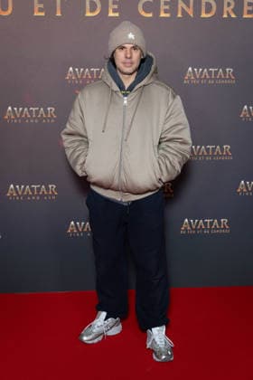 Avatar: Fire And Ash European Premiere Guest and VIP - Paris AJ French rapper and songwriter Aurelien Cotentin aka Orelsan attends the Avatar: Fire And Ash European Premiere on December 5, 2025 at the Seine Musicale in Boulogne-Billancourt, near Paris, France. Photo by Alexis Jumeau ABACAPRESS.COM Paris France  Copyright: xJumeauxAlexis ABACAx