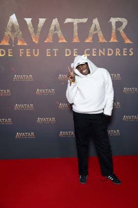 Avatar: Fire And Ash European Premiere Guest and VIP - Paris AJ French content creator Marc Geromegnace aka Marcus attends the Avatar: Fire And Ash European Premiere on December 5, 2025 at the Seine Musicale in Boulogne-Billancourt, near Paris, France. Photo by Alexis Jumeau ABACAPRESS.COM Paris France  Copyright: xJumeauxAlexis ABACAx