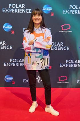 Claire Oelkers Opening of the exhibition POLAR EXPERIENCE The immersive exhibition about the Arctic and Antarctic in the Arena Berlin on 05 12 2025 Opening Polar Experience