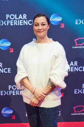 Lina van de Mars Opening of the exhibition POLAR EXPERIENCE The immersive exhibition about the Arctic and Antarctic in the Arena Berlin on 05 12 2025 Opening Polar Experience