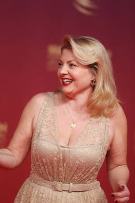Sophie Guillemin attends the red carpet during day Eight of the 22nd Marrakech International Film Festival Marrakech, Morocco 05 12 2025 451297 2025 12 05 MARRAKECH Morocco  Copyright: xRomualdxMeigneuxx xStarfacex STAR_451297_067