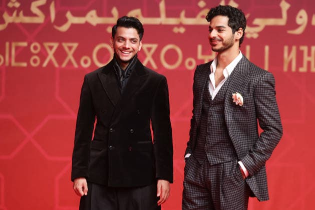 Vishal Jethwa and shaan Khatter attend the red carpet during day Eight of the 22nd Marrakech International Film Festival Marrakech, Morocco 05 12 2025 451297 2025 12 05 MARRAKECH Morocco  Copyright: xRomualdxMeigneuxx xStarfacex STAR_451297_101