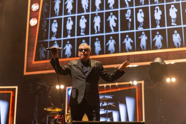 Madness perform at AO Arena Manchester Suggs of British Ska band Madness performs at AO Arena Manchester England, 5th December 2025, Credit:Mike Gray Avalon  Copyright: xMikexGrayx xAvalonx 1056834338