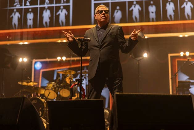 Madness perform at AO Arena Manchester Suggs of British Ska band Madness performs at AO Arena Manchester England, 5th December 2025, Credit:Mike Gray Avalon  Copyright: xMikexGrayx xAvalonx 1056834534