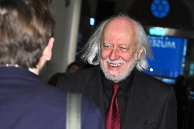 Laszlo Krasznahorkai, laureate in literature, during the signing of the Nobel Chairs at the Nobel Museum in Stockholm, Sweden, December 6, 2025 STOCKHOLM SWEDEN x10090x  Copyright: xClaudioxBresciani TTx NOBEL CHAIRS ARE SIGNED BY THE PRIZE WINNERS kax6fjd7Ix0