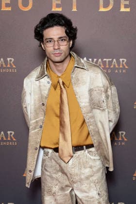 Avatar: Fire And Ash European Premiere Guest and VIP - Paris AJ Mayermki attends the Avatar: Fire And Ash European Premiere on December 5, 2025 at the Seine Musicale in Boulogne-Billancourt, near Paris, France. Photo by Alexis Jumeau ABACAPRESS.COM Paris France  Copyright: xJumeauxAlexis ABACAx