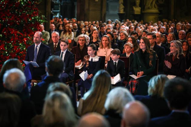 The Together At Christmas Carol Service Catherine, Princess of Wales, Prince William, Prince of Wales, Prince George, Princess Charlotte and Prince Louis attend the fifth ˜Together At Christmas™ Carol Service at Westminster Abbey, London, UK, 05 December 2025., Credit:Andrew Parsons Kensington Palace Avalon United Kingdom, England, London  Copyright: xAndrewxParsonsx xKensingtonxPalacex xAvalonx 1057010057