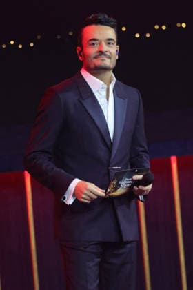 Die große Weihnachtsshow 2025 Moderator Giovanni Zarrella Die große Weihnachtsshow präsentiert von Giovanni Zarrella ZDF Live Sendung vom 04 12 2025 in der Baden Arena Offenburg Offenburg, Baden Württemberg, Germany