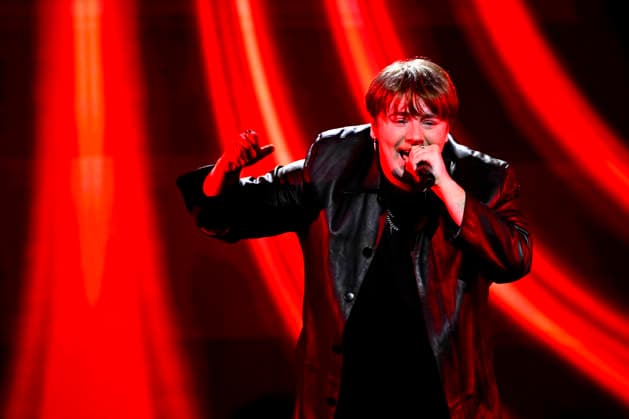 STOCKHOLM, SWEDEN 20251206 Love Hedlund Stenmarck performs Laten Impossible by James Arthur during the final of Idol 2025 STOCKHOLM SWEDEN x10060x  Copyright: xHenrikxMontgomery TTx IDOL 2025 ZblDJU3huVE