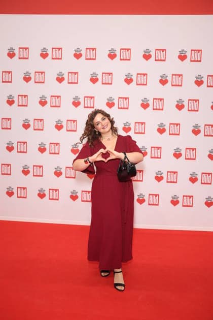 Donation gala Ein Herz für Kinder 2025 Ronja Forcher at the TV donation gala Ein Herz für Kinder at Studio Adlershof on 06 12 2025 in Berlin Copyright: xEventpressxKochanx