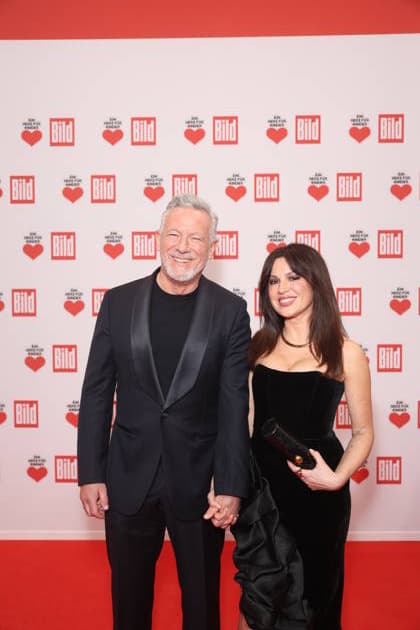 Donation gala Ein Herz für Kinder 2025 Otto Steiner and Natalia Avelon at the TV donation gala Ein Herz für Kinder at Studio Adlershof on 06 12 2025 in Berlin Copyright: xEventpressxKochanx