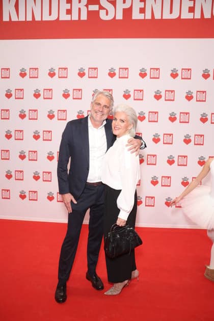 Donation gala Ein Herz für Kinder 2025 Frank Spothelfer and Birgit Schrowange at the TV donation gala Ein Herz für Kinder at Studio Adlershof on 06 12 2025 in Berlin Copyright: xEventpressxKochanx
