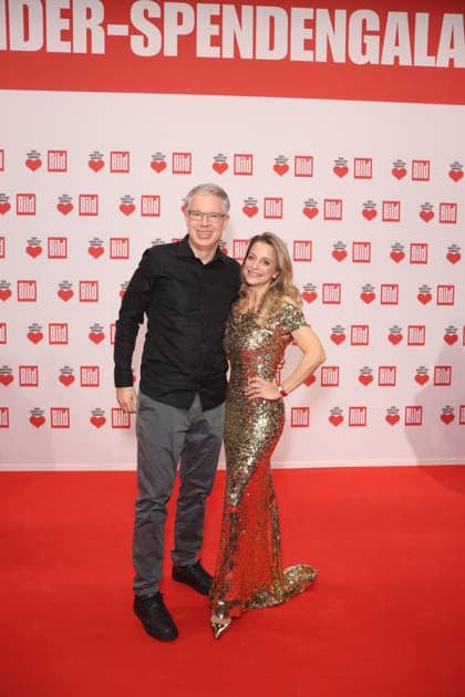 Donation gala Ein Herz für Kinder 2025 Frank Thelen and Nathalie Thelen Sattler at the TV donation gala Ein Herz für Kinder at Studio Adlershof on 06 12 2025 in Berlin Copyright: xEventpressxKochanx