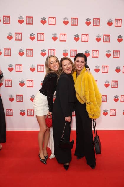 Donation gala Ein Herz für Kinder 2025 Marina Hoermanseder, Nina Maerke and Stephanie Dettmann at the TV donation gala Ein Herz für Kinder at Studio Adlershof on 06 12 2025 in Berlin Copyright: xEventpressxKochanx