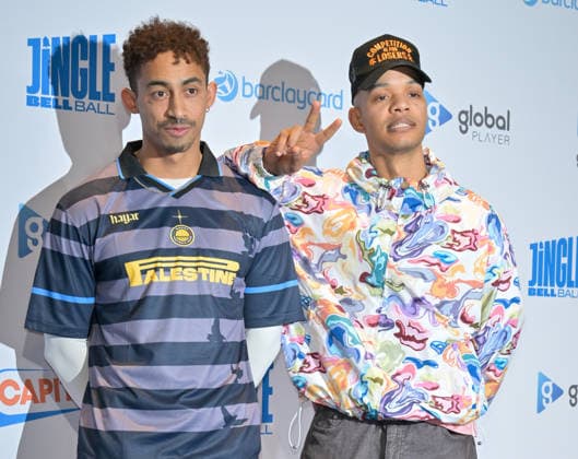 Capital s Jingle Bell Ball 2025 With Barclaycard - Arrivals Jordan Stephens and Harley Alexander-Sule of Rizzle Kicks attend Capital s Jingle Bell Ball at The O2 Arena on December 06, 2025 in London, England., Credit:Jules Annan Avalon  Copyright: xJulesxAnnanx xAvalonx 1057131376