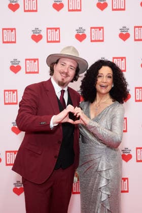 Donation gala Ein Herz für Kinder 2025 Nikolaus Fortell and Barbara Wussow at the TV donation gala Ein Herz für Kinder at Studio Adlershof on 06 12 2025 in Berlin Copyright: xEventpressxKochanx