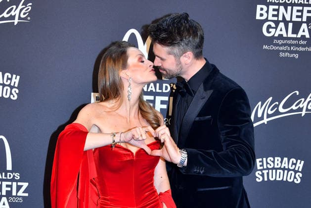 Jana Schoelermann and Thore Schoelermann at the benefit gala for the McDonalds Childrens Aid Foundation on 6 12 2025 in Munich McDonalds Benefit Gala 2025 in Munich