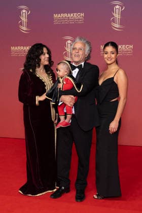 22nd Marrakech International Film Festival Day 9 nb Hakim Belabbes with family attends the closing ceremony during day 9 of the 22nd Marrakech International Film Festival on December 06, 2025 in Marrakech, Maroc. Photo by Nasser Berzane ABACAPRESS.COM Marrakech  Copyright: xBerzanexNasser ABACAx