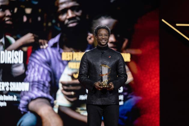 22nd International Marrakech Film Festival MARRAKECH, MOROCCO – DECEMBER 6: British-Nigerian director Akinola Davies Jr. wins the Best Actor Award for his film My Father’s Shadow during the 22nd International Marrakech Film Festival awards ceremony on December 6, 2025, in Marrakech, Morocco. Abu Adem Muhammed Anadolu Marrakech Morocco. Editorial use only. Please get in touch for any other usage.  Copyright: x2025xAnadoluxAbuxAdemxMuhammedx