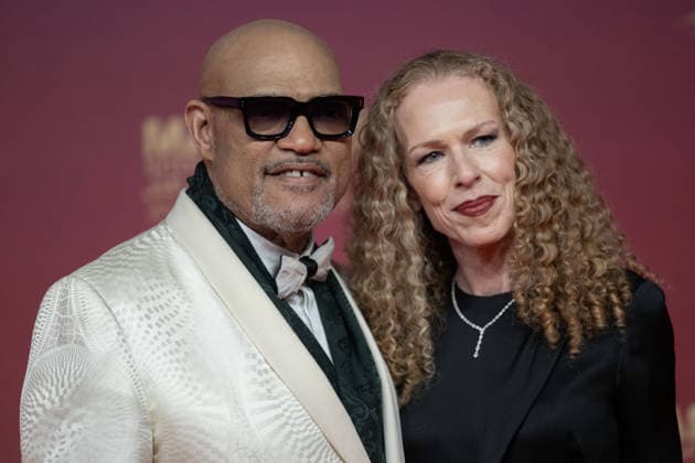 22nd International Marrakech Film Festival MARRAKECH, MOROCCO – DECEMBER 6: U.S. Golden Globe and Emmy-winning filmmaker, director and actor Laurence Fishburne (L) and Bronwyn Dannenfelser (R) attend the closing ceremony of the 22nd International Marrakech Film Festival on December 6, 2025, in Marrakech, Morocco. Abu Adem Muhammed Anadolu Marrakech Morocco. Editorial use only. Please get in touch for any other usage.  Copyright: x2025xAnadoluxAbuxAdemxMuhammedx