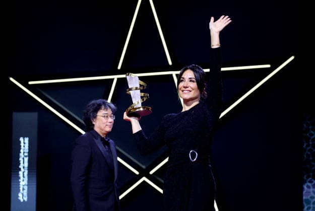 Erige Sehiri, Etoile dOr at the closing ceremony of the 22nd Marrakech International Film Festival, Morocco, on December 6, 2025 Dominique Jacovides Bestimage Closing ceremony of the 22nd Marrakech International Film Festival, Morocco, on December 6, 2025 Marrakech Morocco  Copyright: xDOMINIQUExJACOVIDESx xBESTIMAGExDOMINIQUExJACOVIDESx xBESTIMAGEx