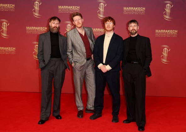 Elliott Tittensor, Luke Morris Moran, Oscar Hudson et Luke Tittensor au photocall de la cérémonie de clôture de la 22ème édition du Festival International du Film de Marrakech, Maroc, le 6 décembre 2025 Dominique Jacovides Bestimage Photocall Closing ceremony of the 22nd Marrakech International Film Festival, Morocco, on December 6, 2025 Marrakech Maroc  Copyright: xDOMINIQUExJACOVIDESx xBESTIMAGExDOMINIQUExJACOVIDESx xBESTIMAGEx
