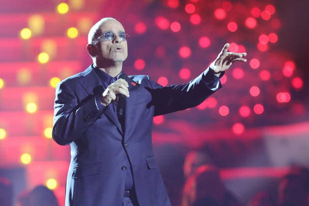 The Great Christmas Show 2025 Eros Ramazzotti Italian pop singer, songwriter and music producer The Great Christmas Show presented by Giovanni Zarrella ZDF Live broadcast from 04 12 2025 in the Baden Arena Offenburg Offenburg, Baden Württemberg, Germany
