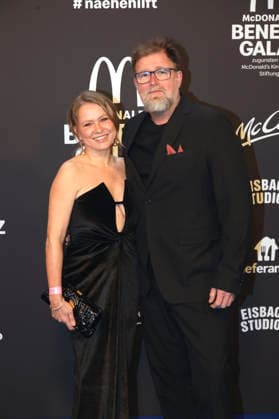 Nova Meierhenrich and Brian Bojsen at the 20 McDonald s Benefit Gala in aid of the McDonald s Childrens Aid Foundation at Eisbach Studios Munich, 06 12 2025 Foto:xAgenturxWehnertx xGränzdörferx xFuturexImagex mcdonalds_5346