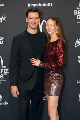 Diego Pooth with girlfriend Louisa Büscher at the 20 McDonald s Benefit Gala in aid of the McDonald s Childrens Aid Foundation at the Eisbach Studios in Munich, 06 12 2025 Foto:xAgenturxWehnertx xGränzdörferx xFuturexImagex mcdonalds_5393
