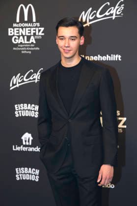 Diego Pooth at the 20th McDonald s Benefit Gala in aid of the McDonald s Childrens Aid Foundation at the Eisbach Studios in Munich, 06 12 2025 Foto:xAgenturxWehnertx xGränzdörferx xFuturexImagex mcdonalds_5397